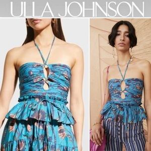 Ulla Johnson- Angelina Top- Lagoon sz 8 NWT 275$